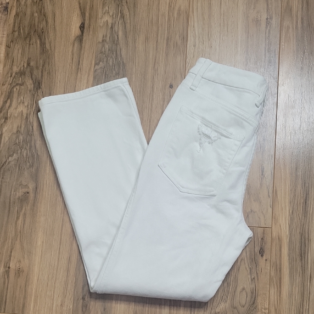 Good American Good Curve White Jeans